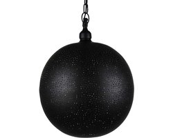 Safaary - Arabische Hanglamp Amaira Zwart Goud Ø 30 x 40cm