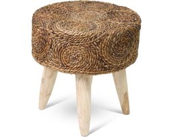Safaary - Oosterse Bijzettafel Naturel Ø 42 x 42cm