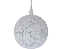 Safaary - Oosterse Hanglamp Wit Anika Ø 40 x 50cm