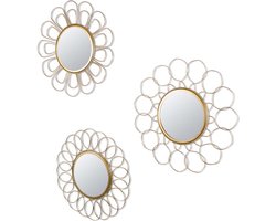 Safaary - Oosterse Spiegel Miranda 3-delig Ø 37cm
