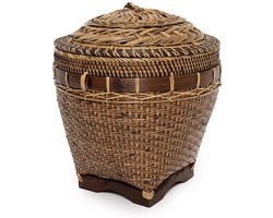 Safaary - The Colonial Storage Basket - Natural Brown - L