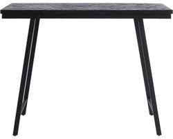 Safaary - The Herringbone High Table - Black - 140cm