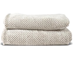 Sagaform Anni fleece plaid Beige
