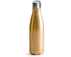 Sagaform - Drinkfles - Met Speaker- Staal - 50ml - Goud