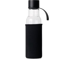 Sagaform Glazen Fles, Zwart