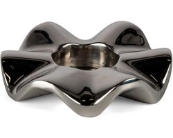 Sagaform Kaarsenhouder Zilver - 2 stuks