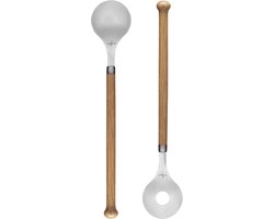 Sagaform Nature Saladebestek - Ovaal Eiken set van 2