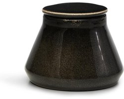Sagaform- Natuurpot Met Klein Deksel Zwart