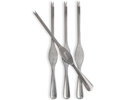 Sagaform Sivan schaaldierenbestek, 4-dlg/set Zilver