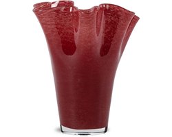 Sagaform Viva vaas D20cm H24.5cm bordeaux