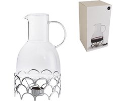Sagaform - wijnkan met warmer Silver