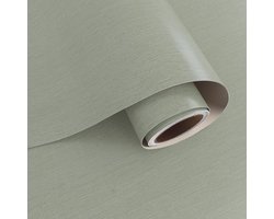 Sage Groene Nep Gras Behang Zelfklevend Woven Textiel Contactpapier 40cmx200cm Voor Woonkamer, Slaapkamer en Meubels