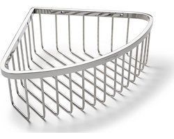 Sagittarius One 80S1 Doucherek Hoek | Doucherekje Gepolijst RVS | Douchemandje 8cm Diep | Douche Rek voor Badkamer