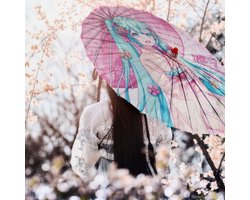 Sakami Hatsune Miku Paraplu Roze