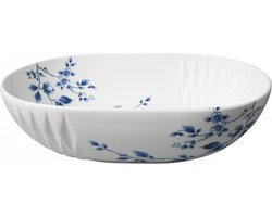 Saladeschaal Blauw Vouw - Porselein