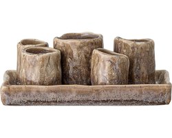 SaleBan Vaas Bruin Steengoed Bloomingville