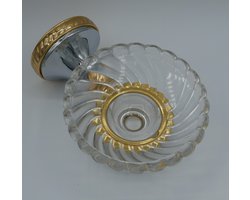 Salgar zeepbakje Merida - chroom/goud - 8089-5