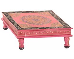 Salim-Accenttafel - Mangohout - Roze