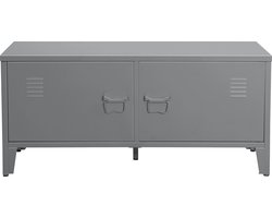 Salino|Instapbank met 2 deuren Grijs