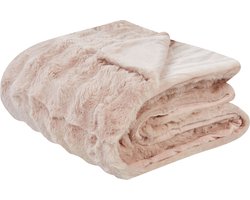 SALKA - Bedsprei - Roze - 200 x 220 cm - Nepbont