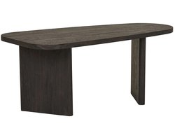 Salontafel 100 cm Linn Donker Bruin