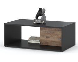 Salontafel Alen - 110 cm - Antraciet/Eiken Bijoux - Tafel