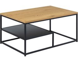 Salontafel Anna Rechthoek MDF Naturel 90cm - Giga Living