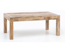 Salontafel - Bijzettafel - Landelijk - Handgemaakt - Hout - 110x60x47 cm