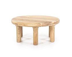 Salontafel Bram rond 80 cm acacia - naturel | Eleonora