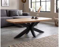 Salontafel Colorado Deens ovaal mangohout 130x70x40 cm - Naturel