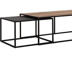 Salontafel Cosmo - set van 3 - 110x60cm - 52x52cm