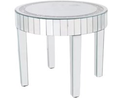 Salontafel Crystal Vaylen - Ronde salontafel - Woonkamer - Kristal - Bijzettafel - Side table