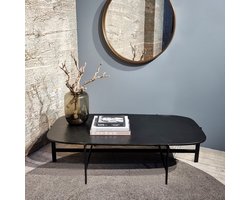 Salontafel Dark Bronze metaal 147x71 cm