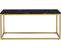 Salontafel DELANO Zwart/goud