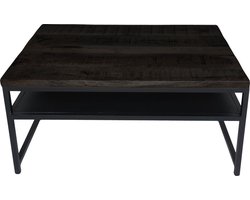 Salontafel Delhi Zwart Mangohout 42 x 91 x 61 cm