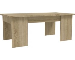 Salontafel "Diana" - 102 x 50 x 43 cm - Eiken