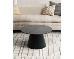 Salontafel Donkergrijs - Marmer - 60x60x40cm - Salontafel Tango