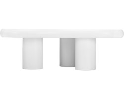 Salontafel Eettafel 97x67x32cm Onregelmatig Wolken Vorm MDF Gevoerde Onderzijde Gelakt Creatief Woonkamer