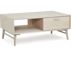 Salontafel Eiken - Naturel - 120x75x50cm - Salontafel Porto