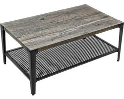Salontafel Flow - Grijs - 106x60x45 cm