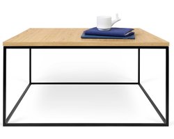 Salontafel Gleam 75x75 - eik/staal