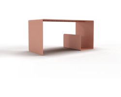Salontafel | Industrieel | Design | Metaal | Rechthoek | met Opbergruimte | model Glide | Blush - Oud Roze