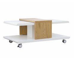 Salontafel Julia op wieltjes 66 x110 cm