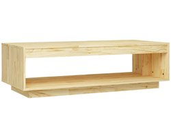 Salontafel | Koffietafel | Woonkamertafel | Bijzettafel 110x50x33,5 cm massief grenenhout