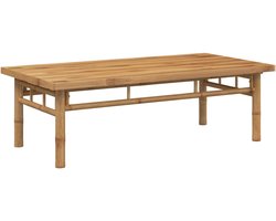 Salontafel | Koffietafel | Woonkamertafel | Bijzettafel 110x55x35 cm bamboe