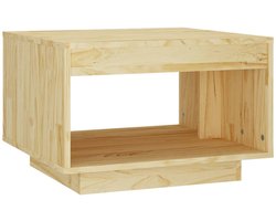 Salontafel | Koffietafel | Woonkamertafel | Bijzettafel 50x50x33,5 cm massief grenenhout