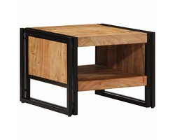 Salontafel | Koffietafel | Woonkamertafel | Bijzettafel 50x50x38 cm massief acaciahout