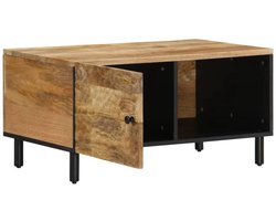 Salontafel | Koffietafel | Woonkamertafel | Bijzettafel 80x50x40 cm massief mangohout