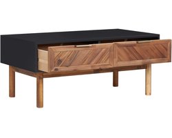 Salontafel | Koffietafel | Woonkamertafel | Bijzettafel 90x50x40 cm massief acaciahout en MDF