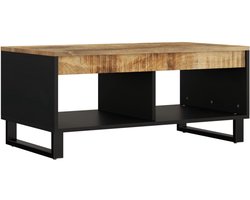 Salontafel | Koffietafel | Woonkamertafel | Bijzettafel 90x50x40 cm massief mangohout